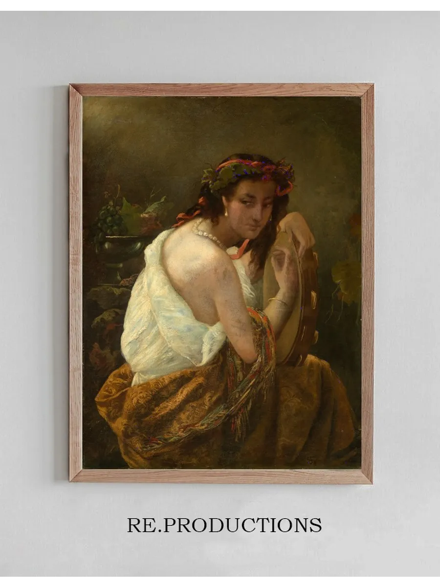 Gypsy with Tambourine