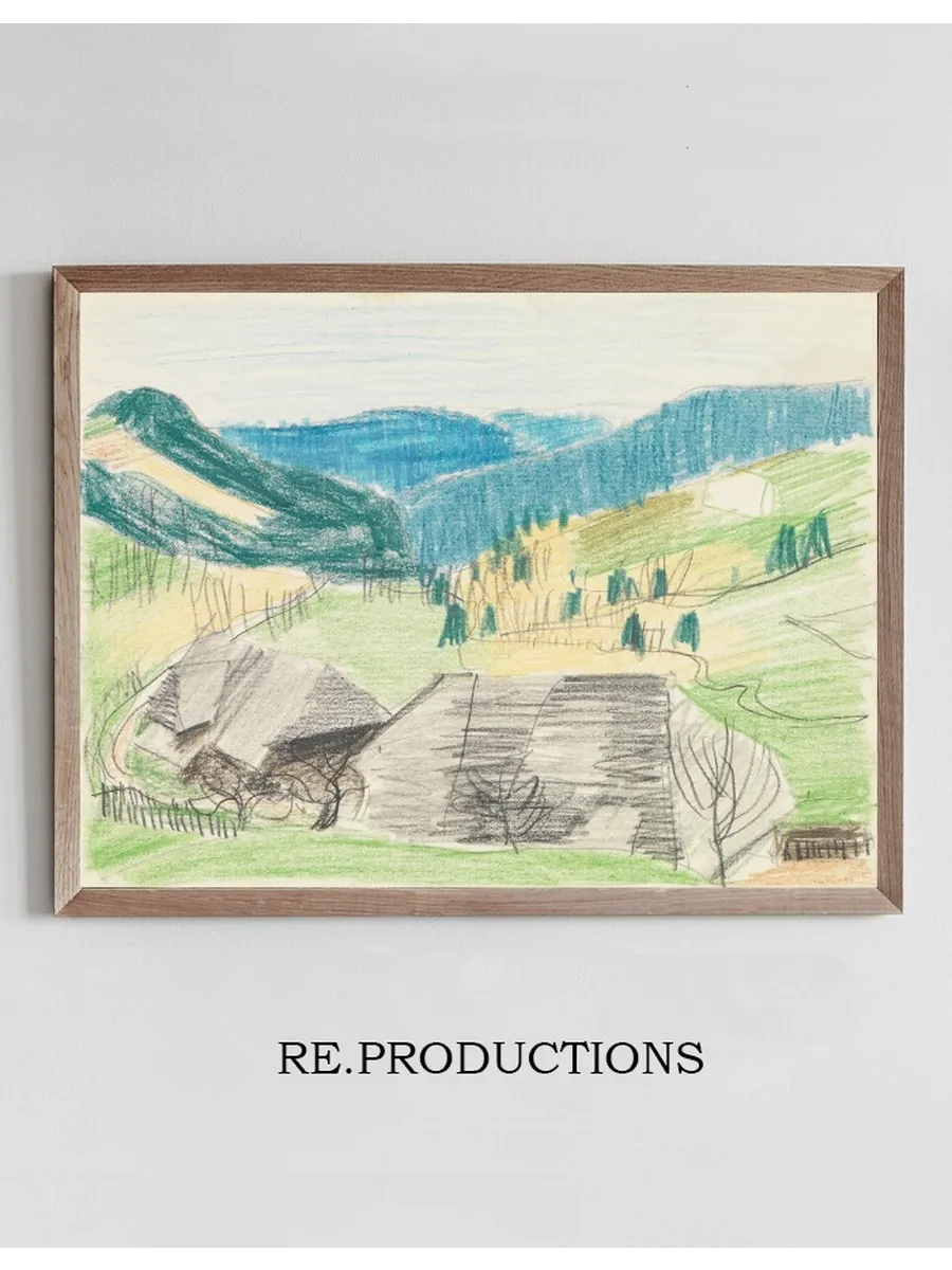 H LL Sommerlandschaft Mit Zwei Schwarzwaldh Usern Vorn