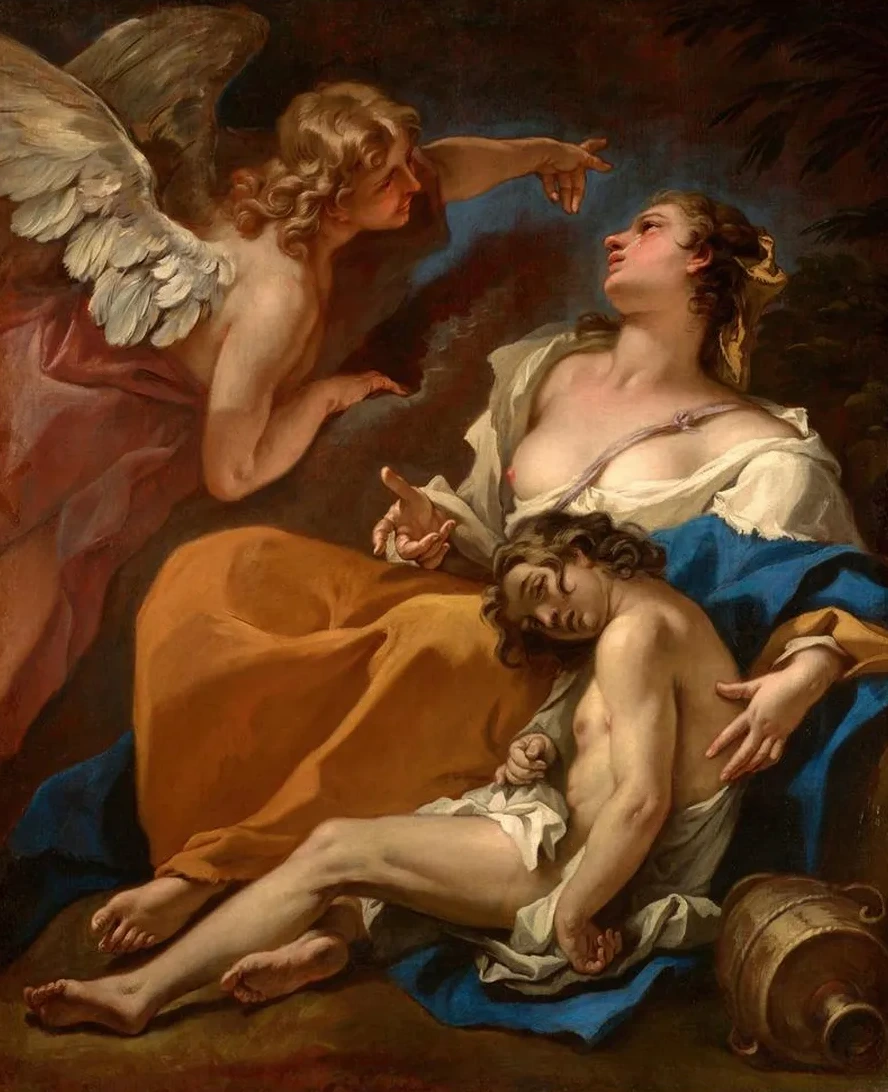Hagar and Ishmael Saved by the Angel