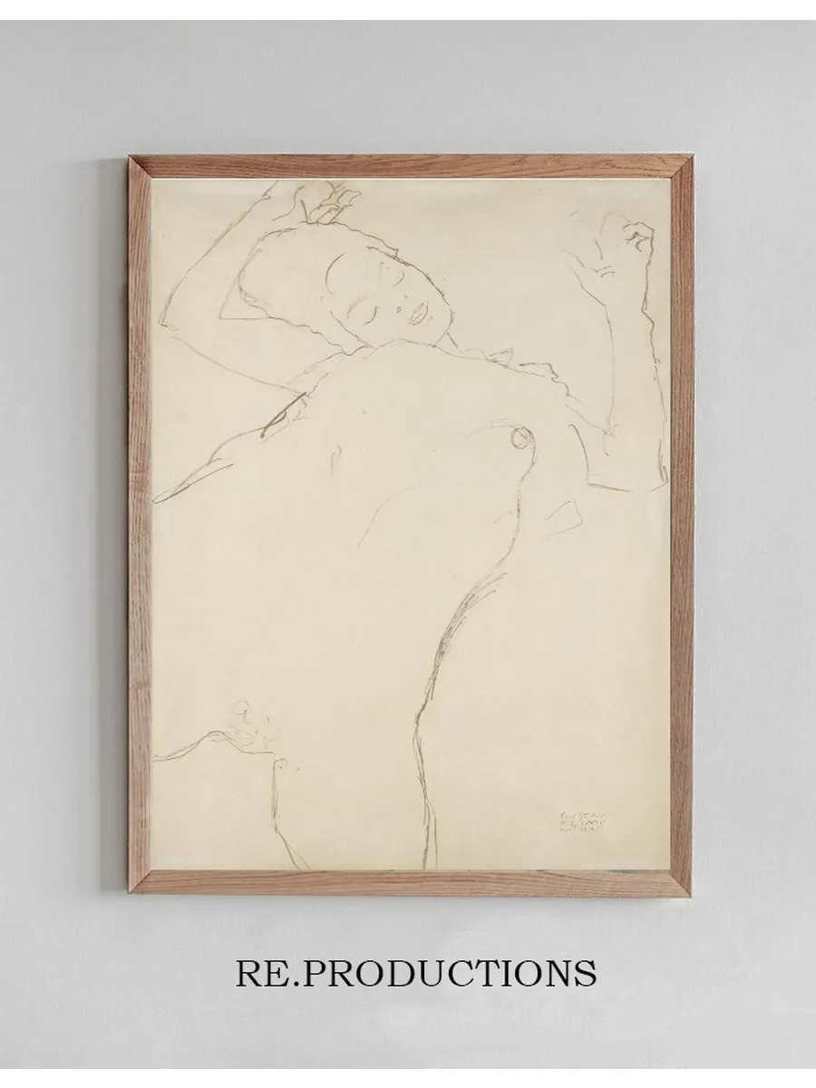 Half Nude with Raised Arms