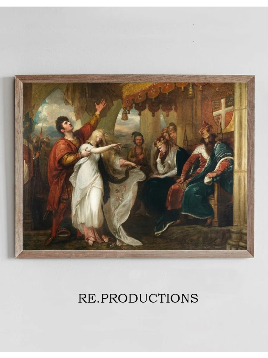 Hamlet Act IV, Scene V (Ophelia Before the King and Queen)