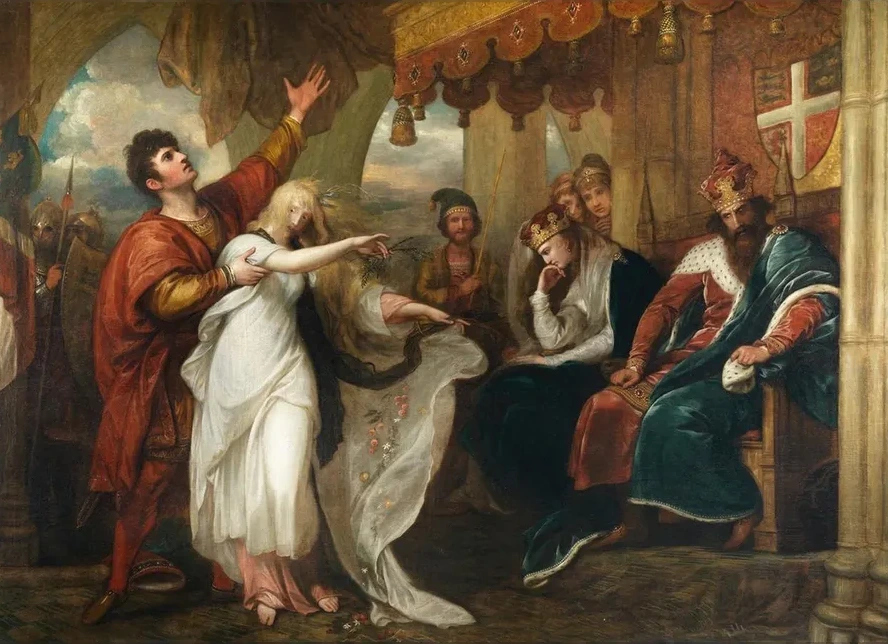 Hamlet Act IV, Scene V (Ophelia Before the King and Queen)