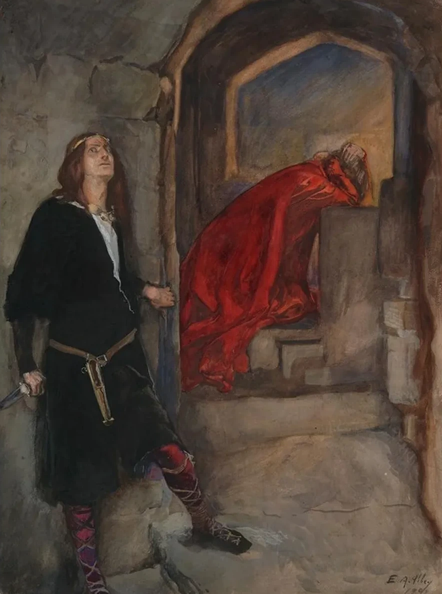 Hamlet Now I might do it pat, now he is praying, Act III, Scene iii,Hamlet
