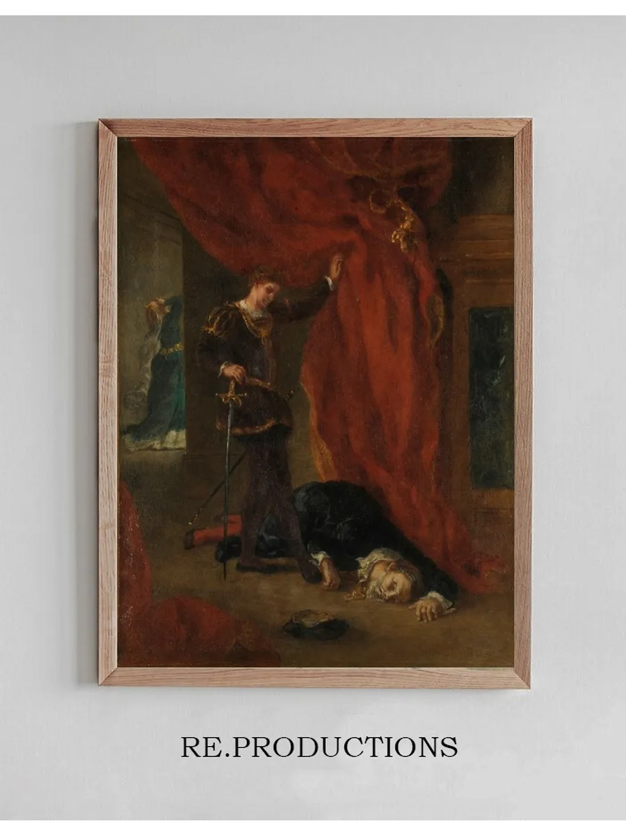 Hamlet Devant le Corps de Polonius