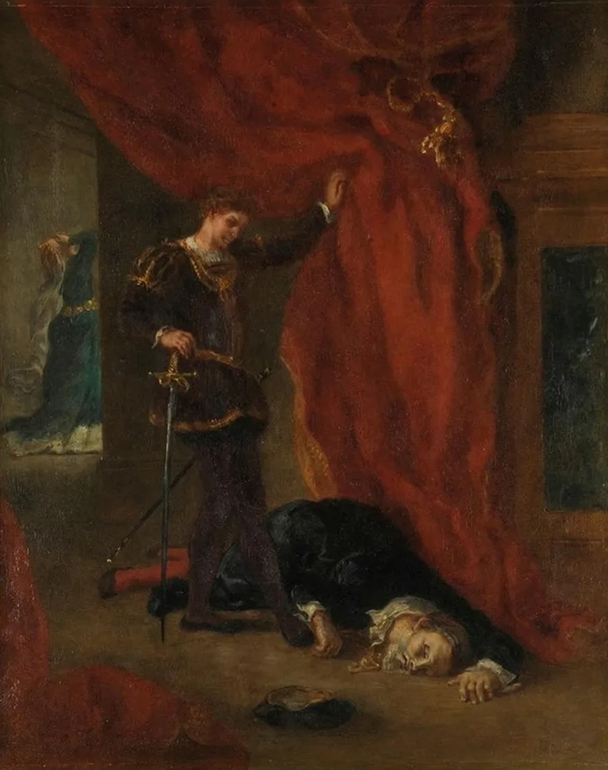 Hamlet Devant le Corps de Polonius