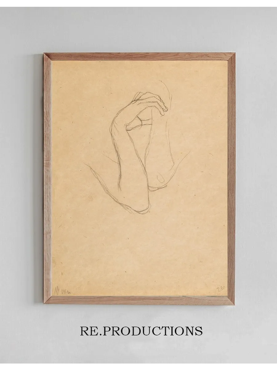 Hand and Arm Studies for Die K Nste in Beethovenfries
