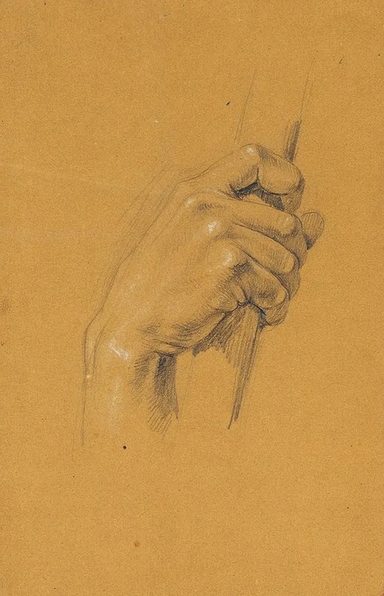 Handstudie Zu Ossian Und Malvina