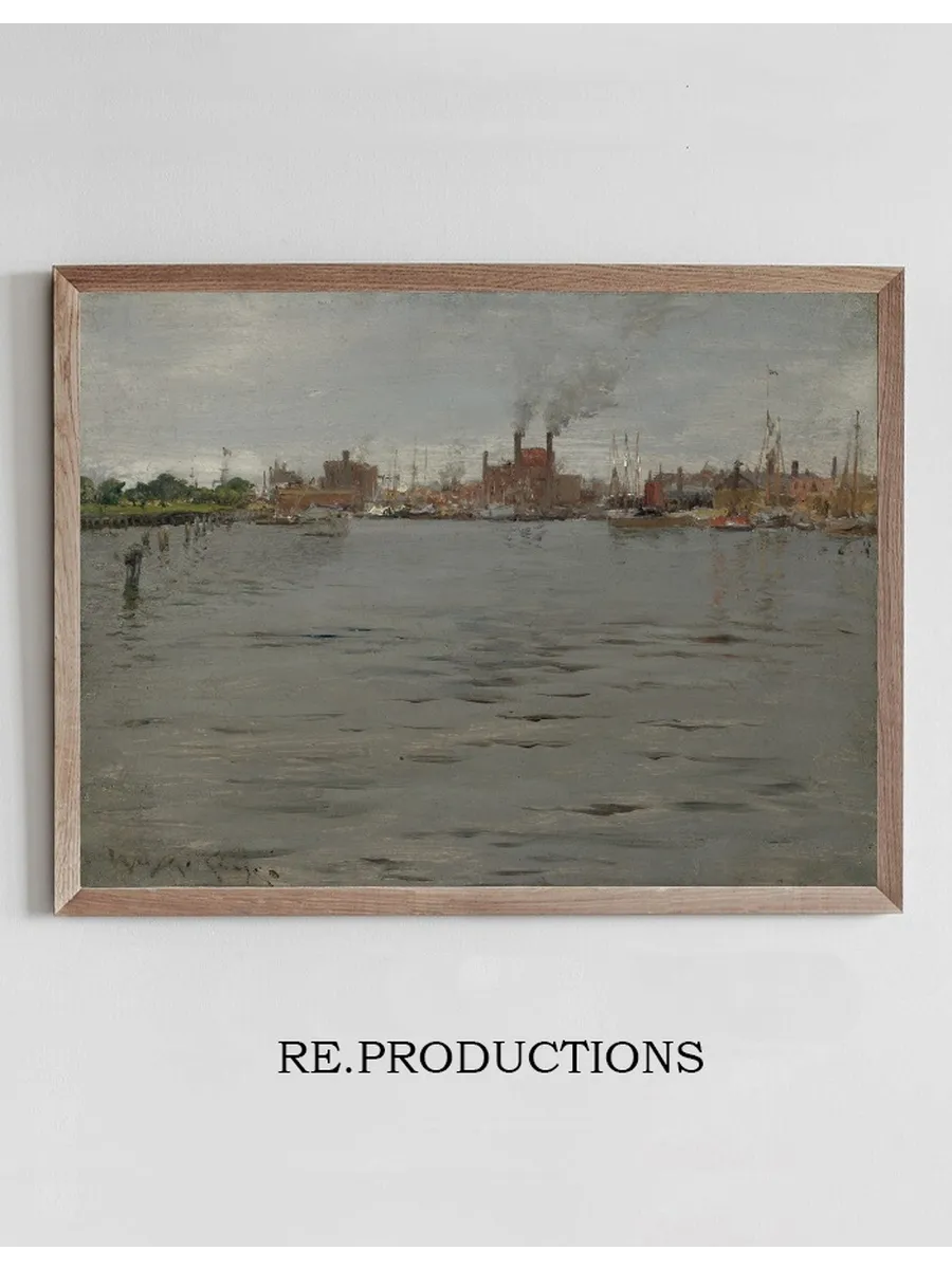 Harbor Scene, BrooklynDocks