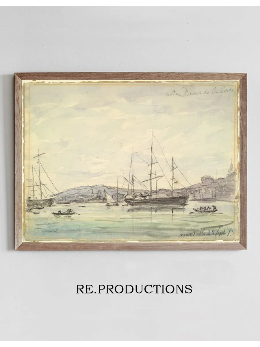 Harbor Scene,Marseilles