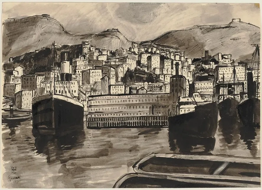 Harbour View of Genoa