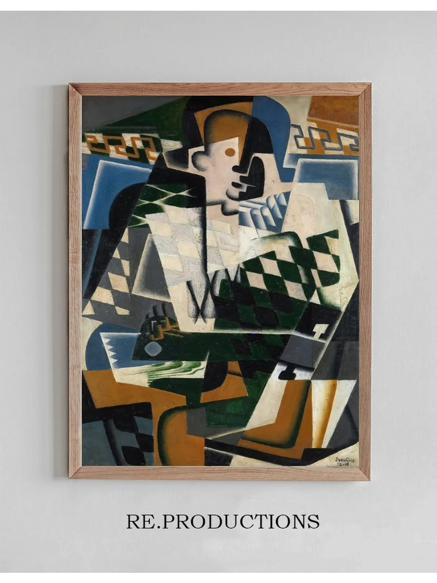 Harlequin with a Guitar