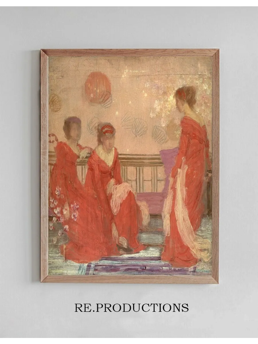 Harmony In Flesh Colour And Red