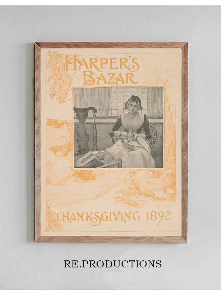 Harper's Bazar Thanksgiving 1892