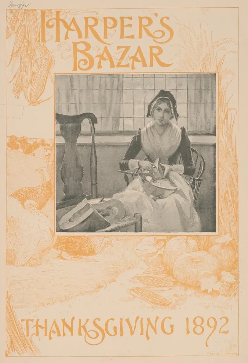Harper's Bazar Thanksgiving 1892