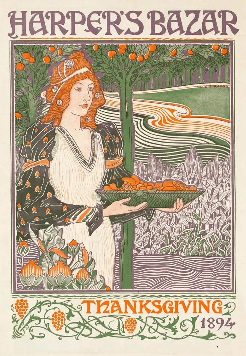 Harper's Bazar Thanksgiving 1894