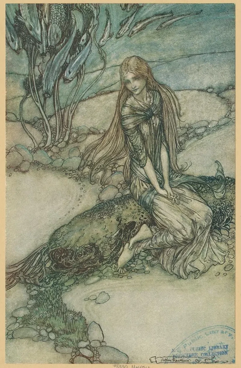 He Could See Undine Beneath the Crystal Vault