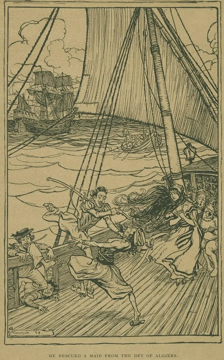 He Rescued a Maid from the Dey of Algiers