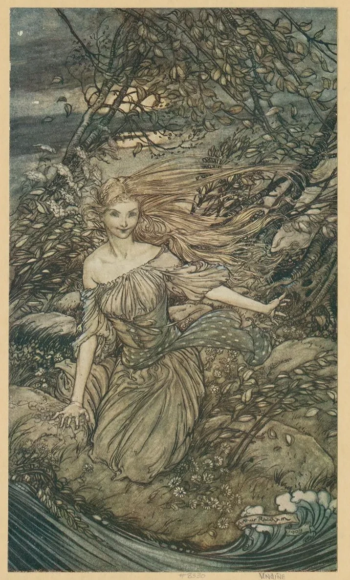 He Saw by the Moonlight Momentarily Unveiled, a Little Island Encircled by the Flood and There Under the Branc