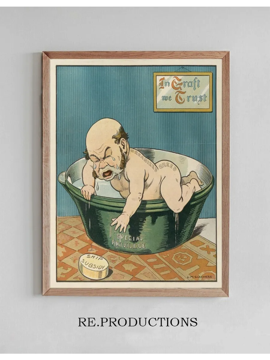 He Won T Be Happy Till He Gets It (with Profuse Apologies to the Pears Soap Baby)