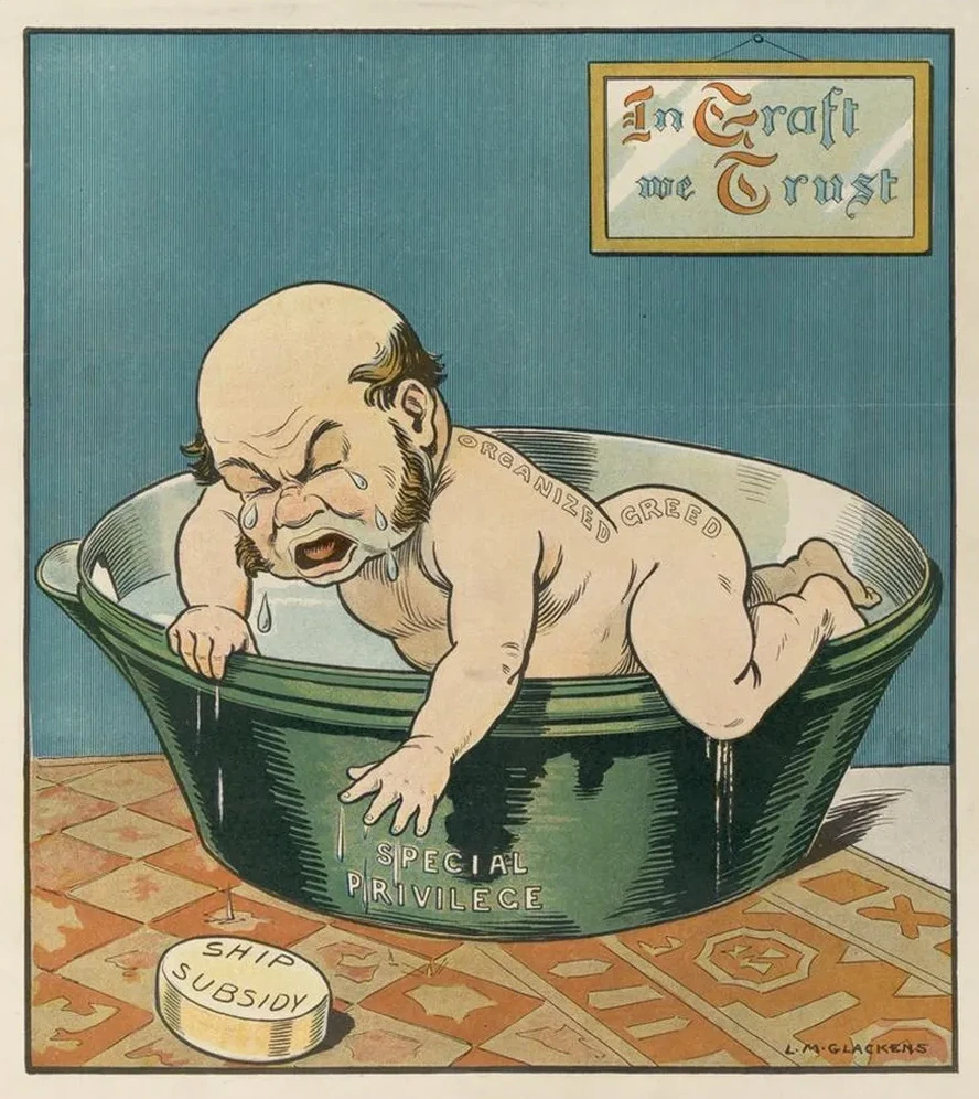 He Won T Be Happy Till He Gets It (with Profuse Apologies to the Pears Soap Baby)