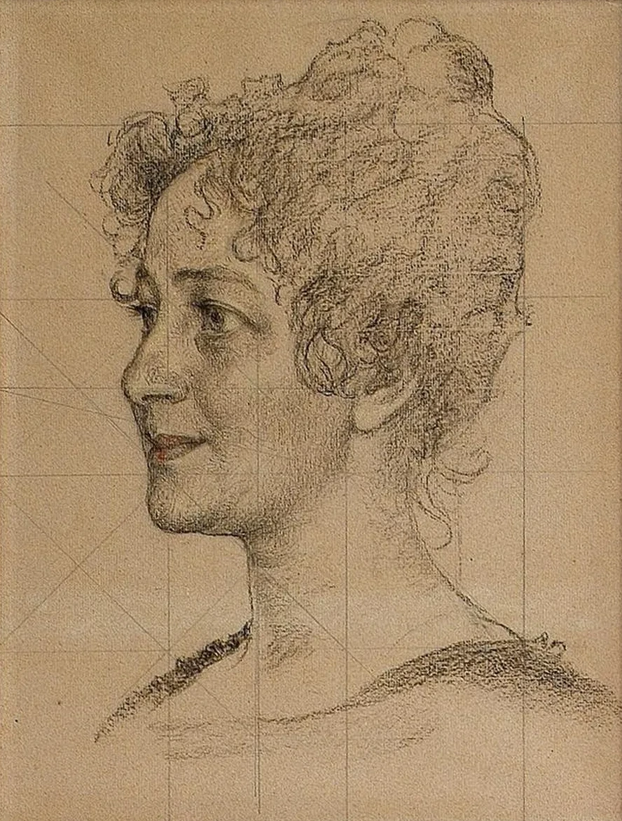 Head Study Mrs. Signe Thiel