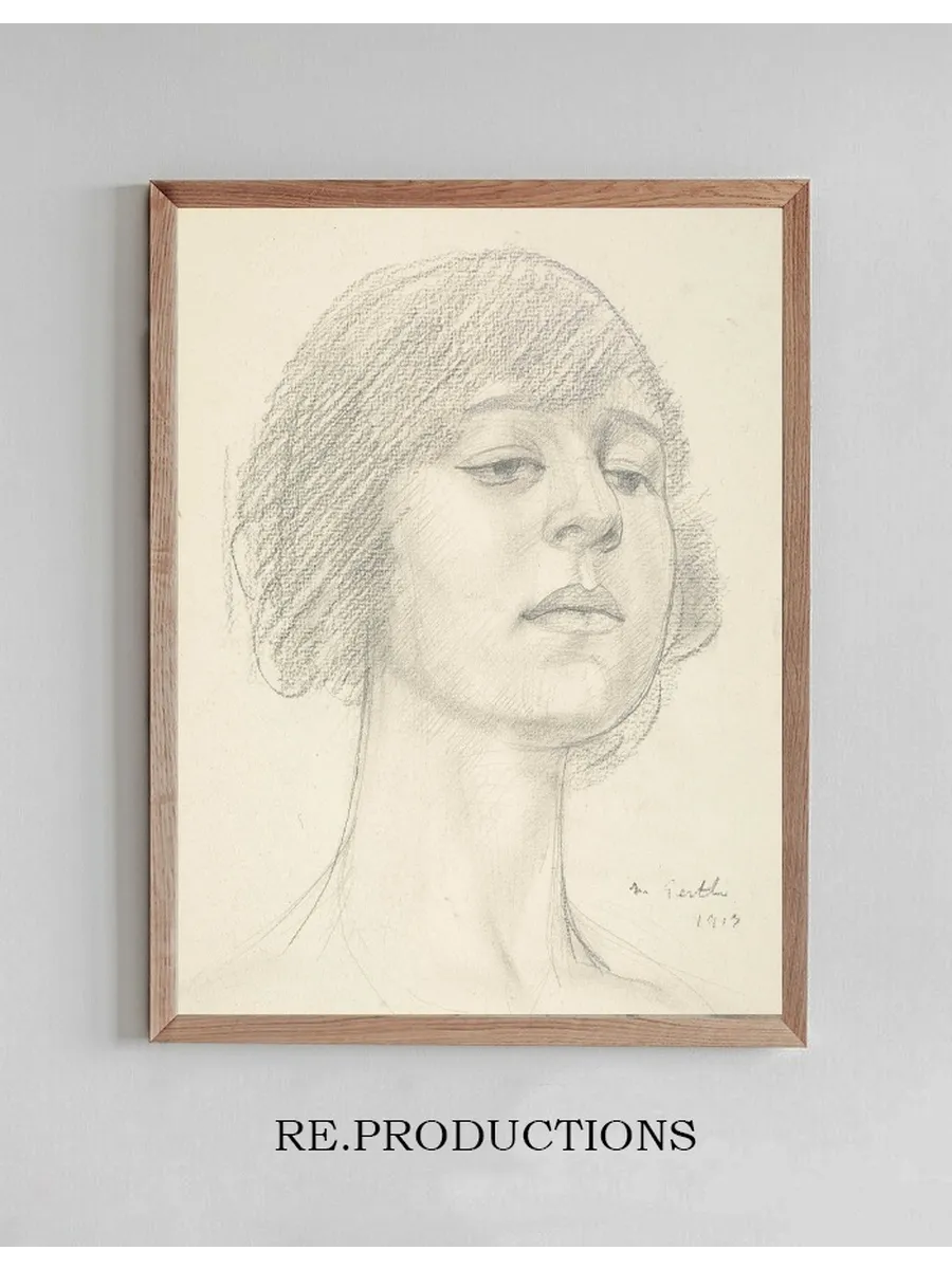 Head of Dora Carrington