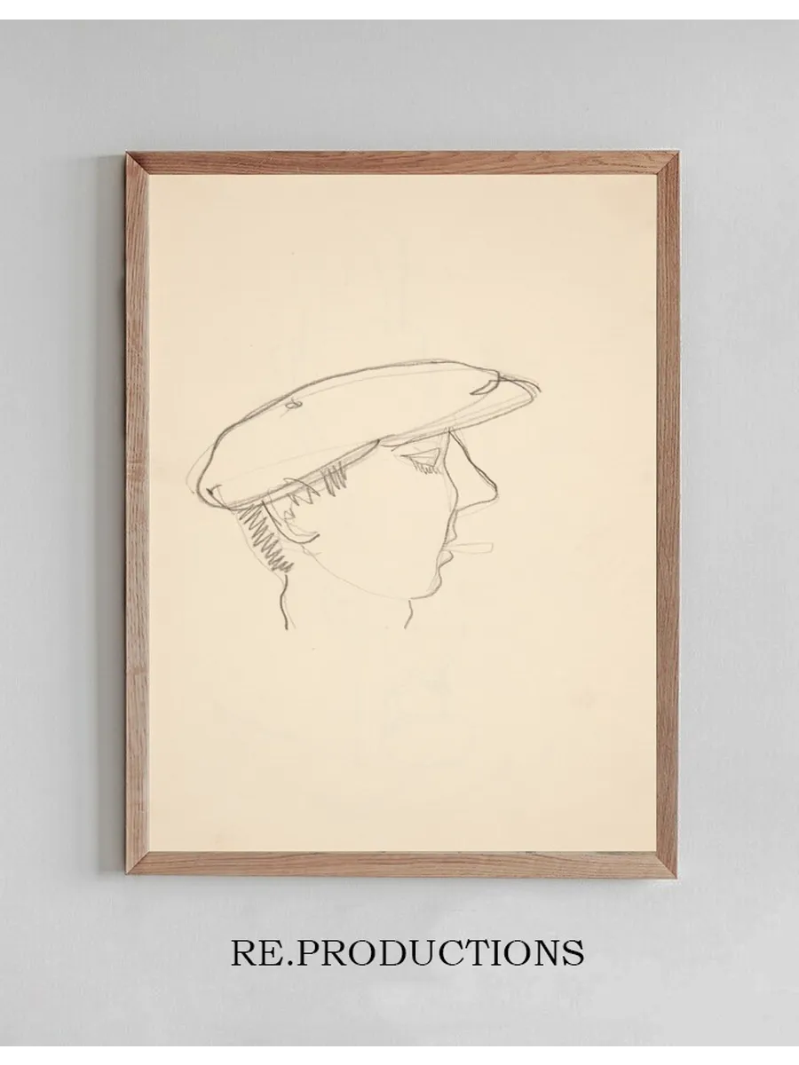 Head of Man Smoking