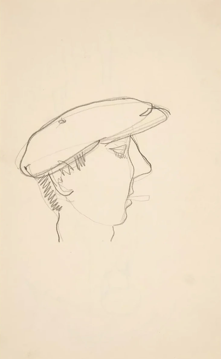 Head of Man Smoking