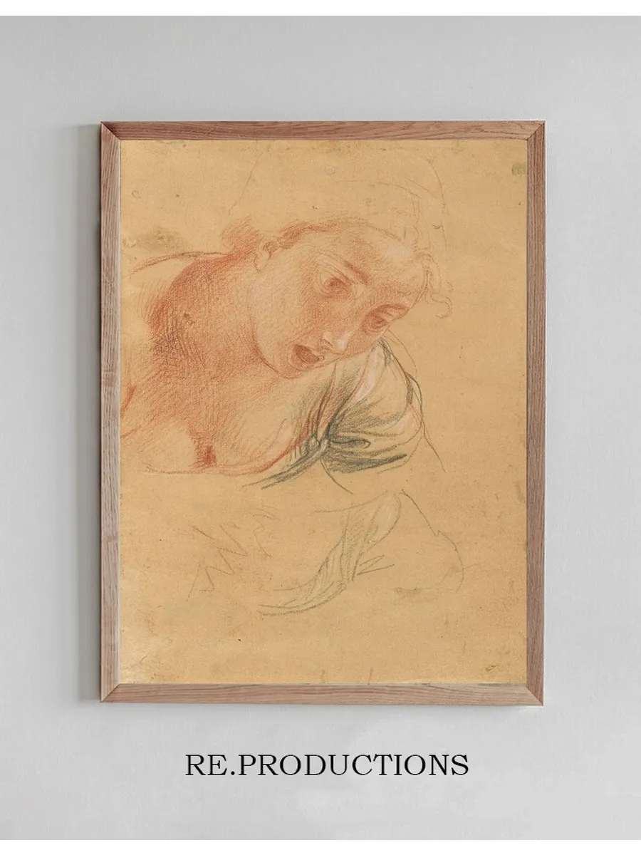 Head of a Frightened Girl