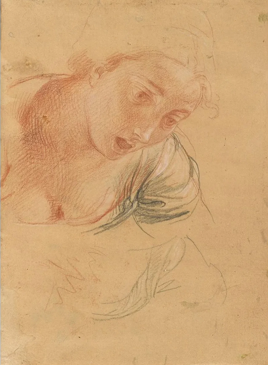 Head of a Frightened Girl