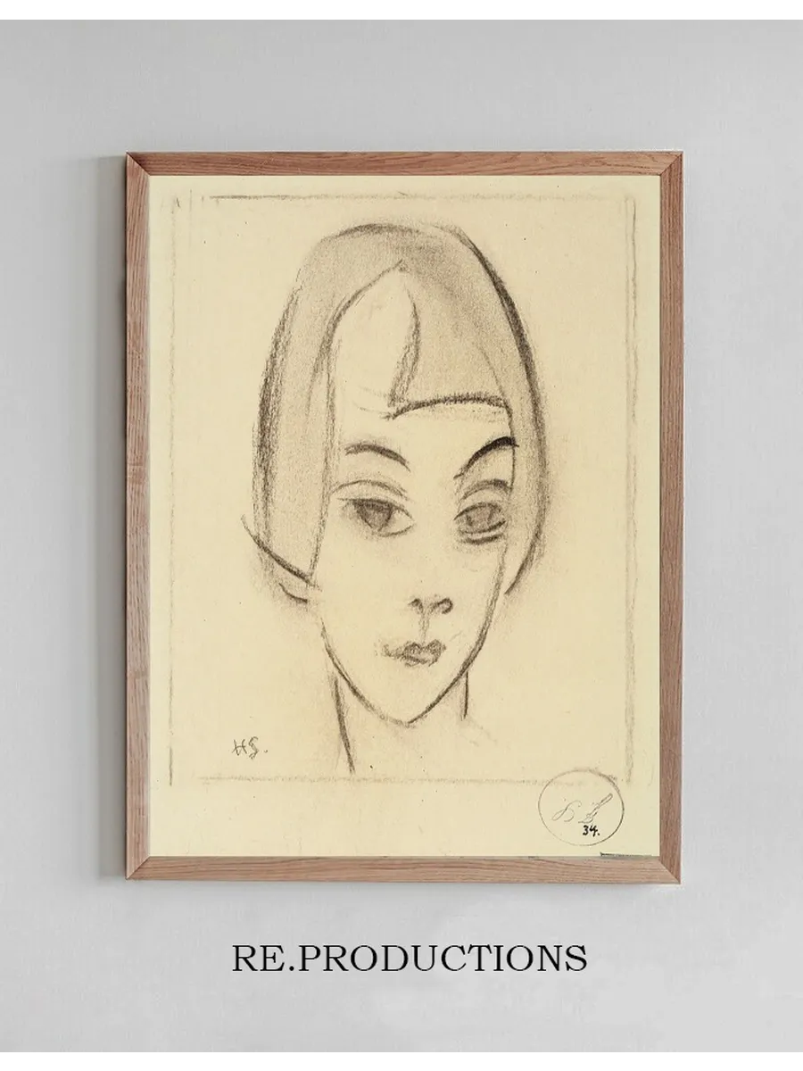 Head of a Girl (Vignette, Karin)