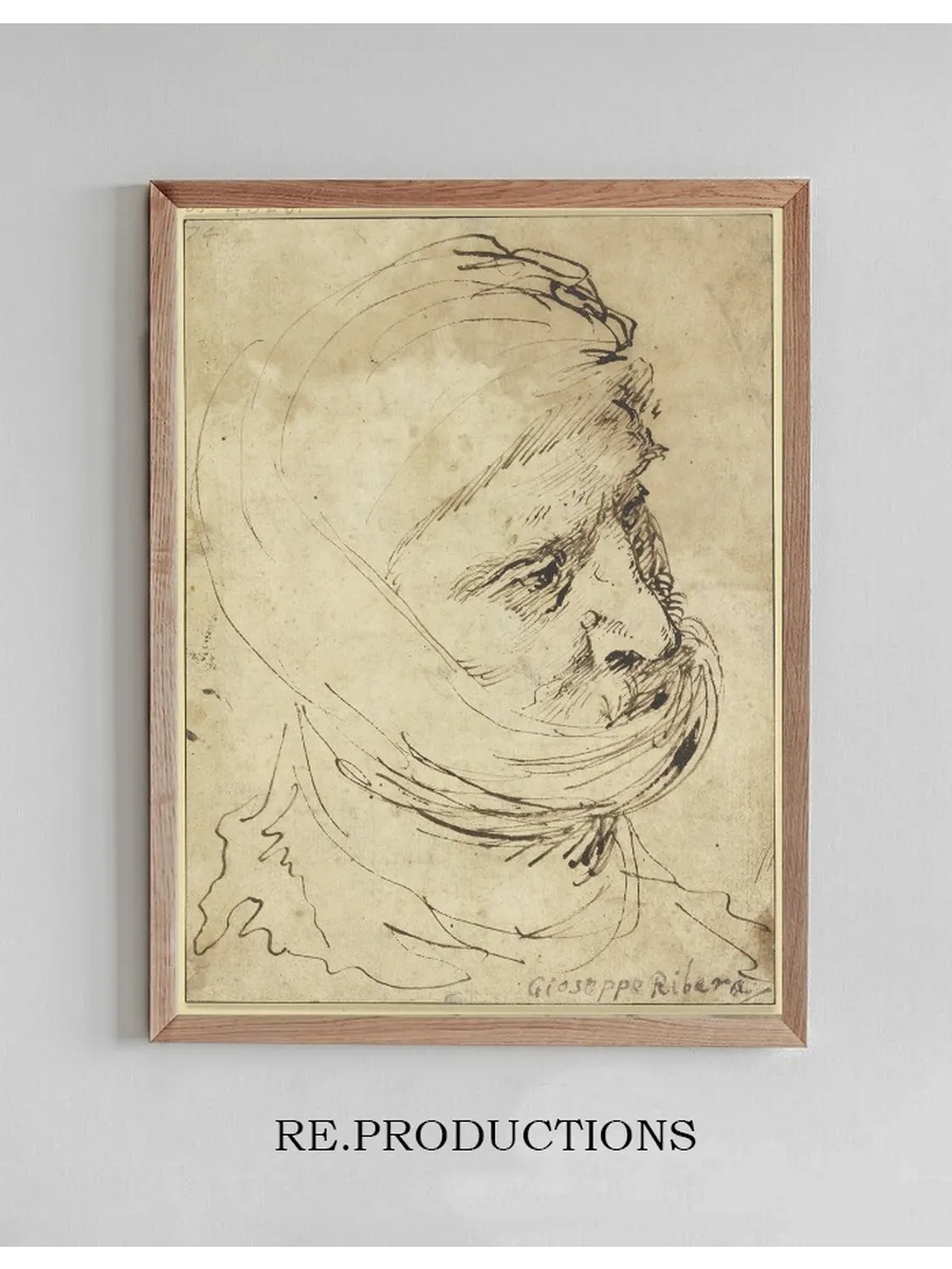 Head of a Man with Cloth Headdress