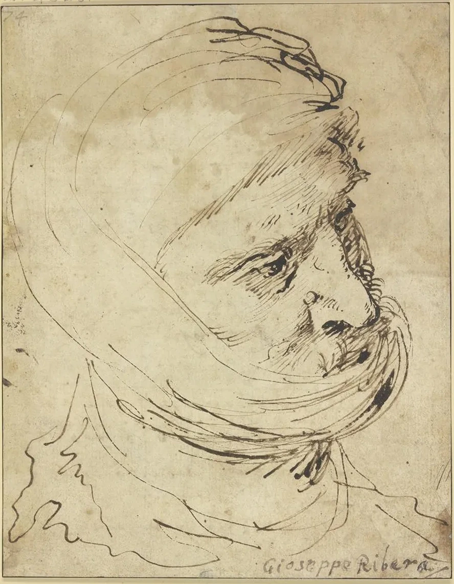Head of a Man with Cloth Headdress