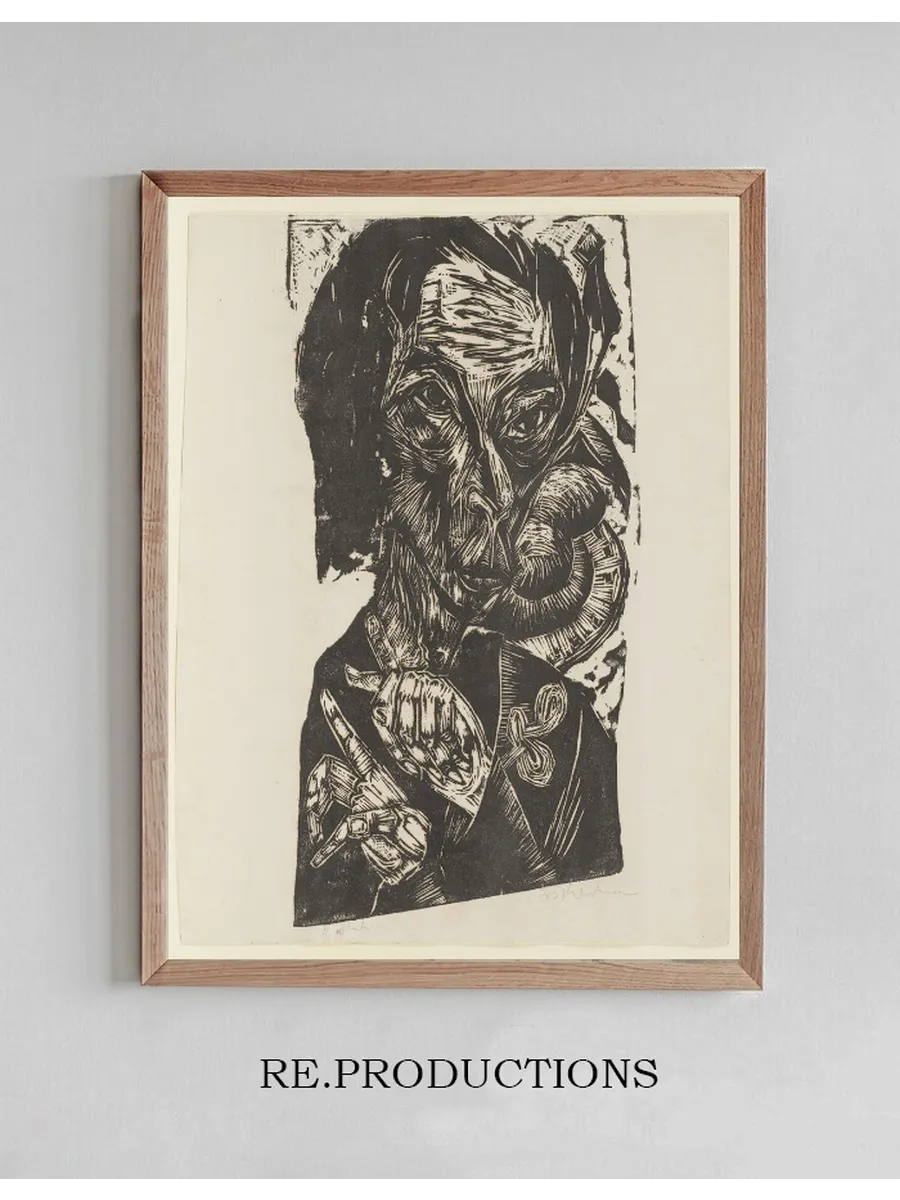 Head of a Sick Man (Self - Portrait)