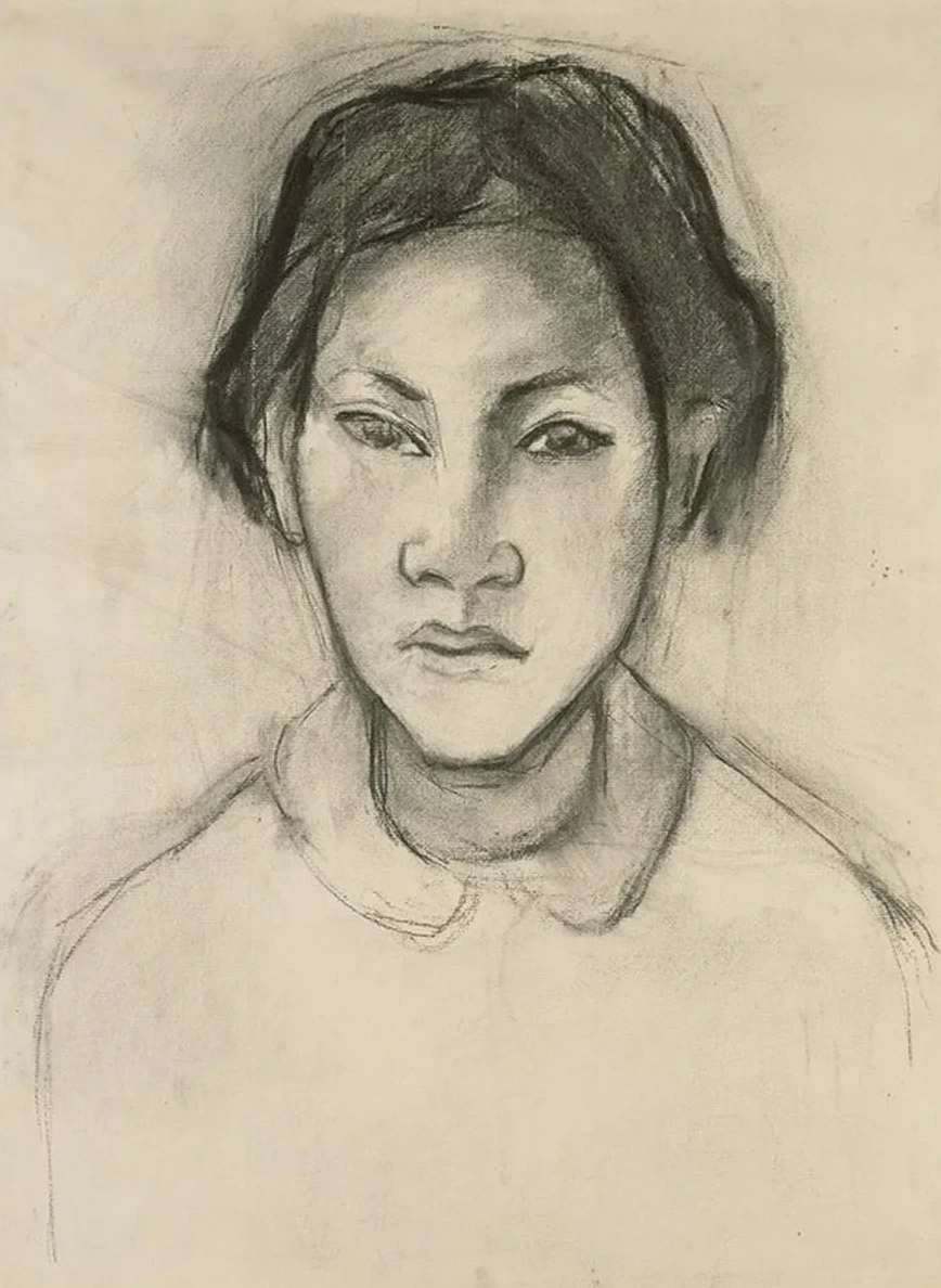 Head of a Tahitian Woman