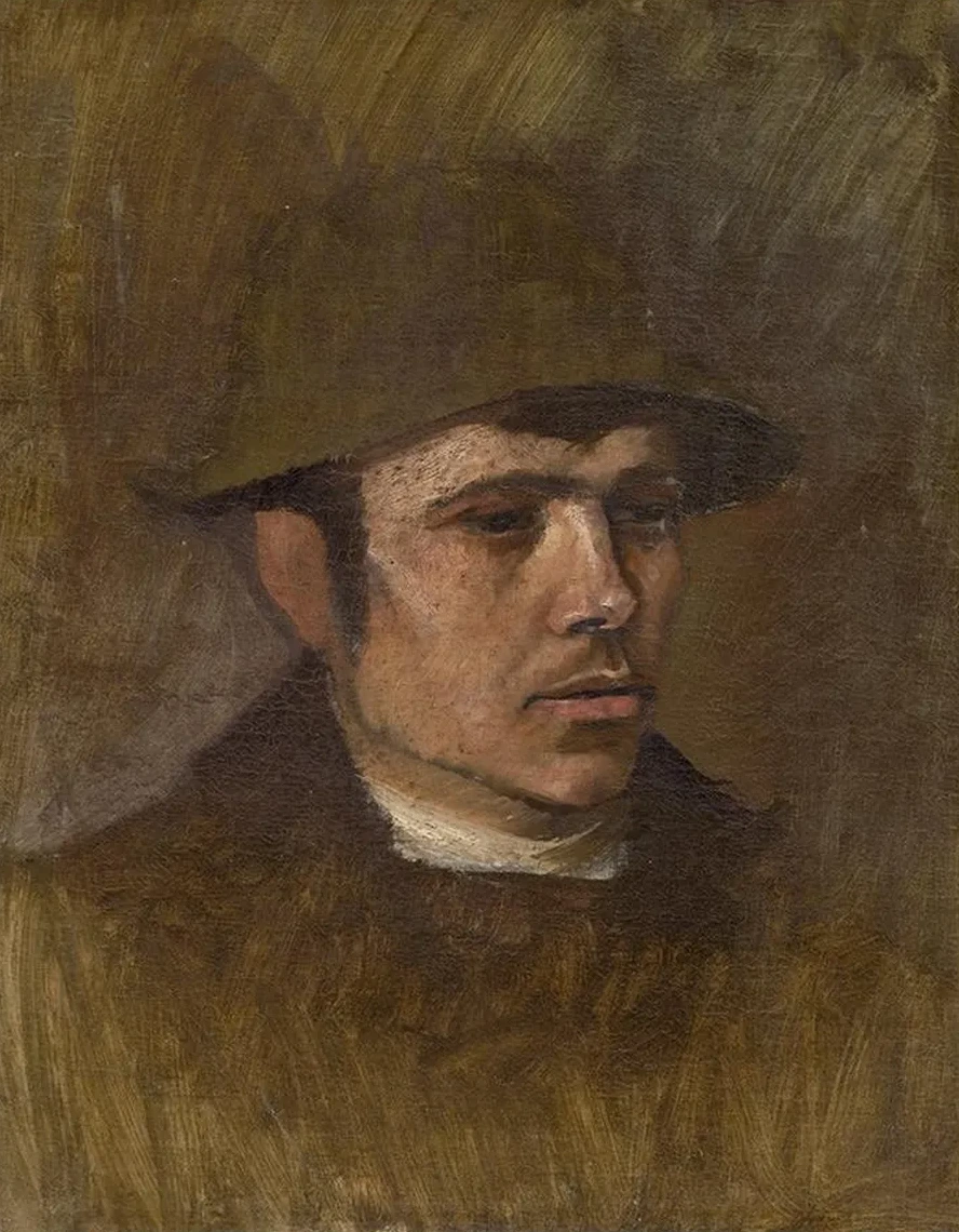Head of a Worker in a Hat