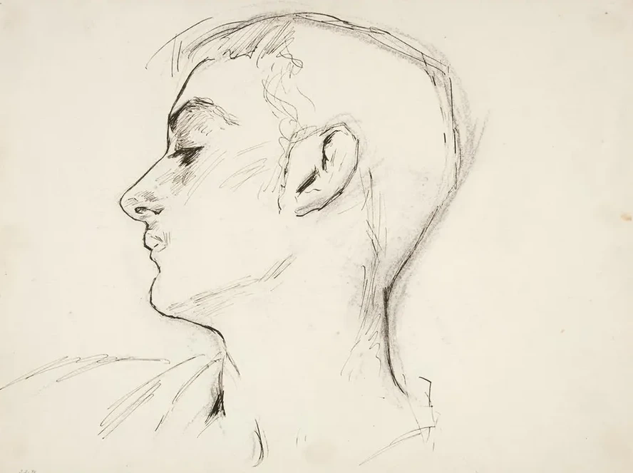 Head of a Young Man inProfile