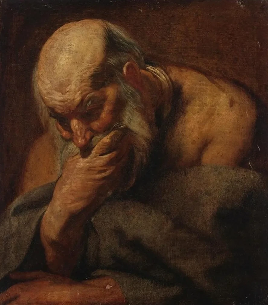 Head of a Bearded Man, Possibly an Apostle