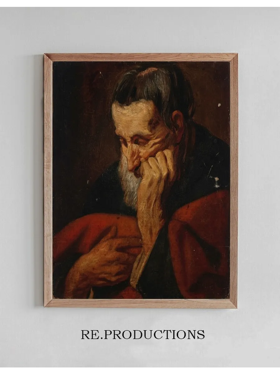 Head of a Bearded Man, Possibly an Apostle