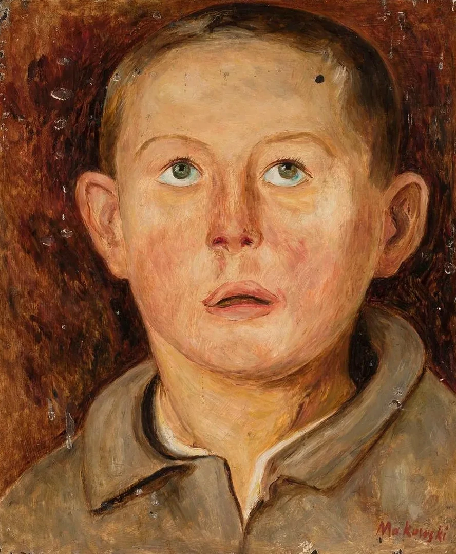 Head of a Boy in an Unbuttoned Collar