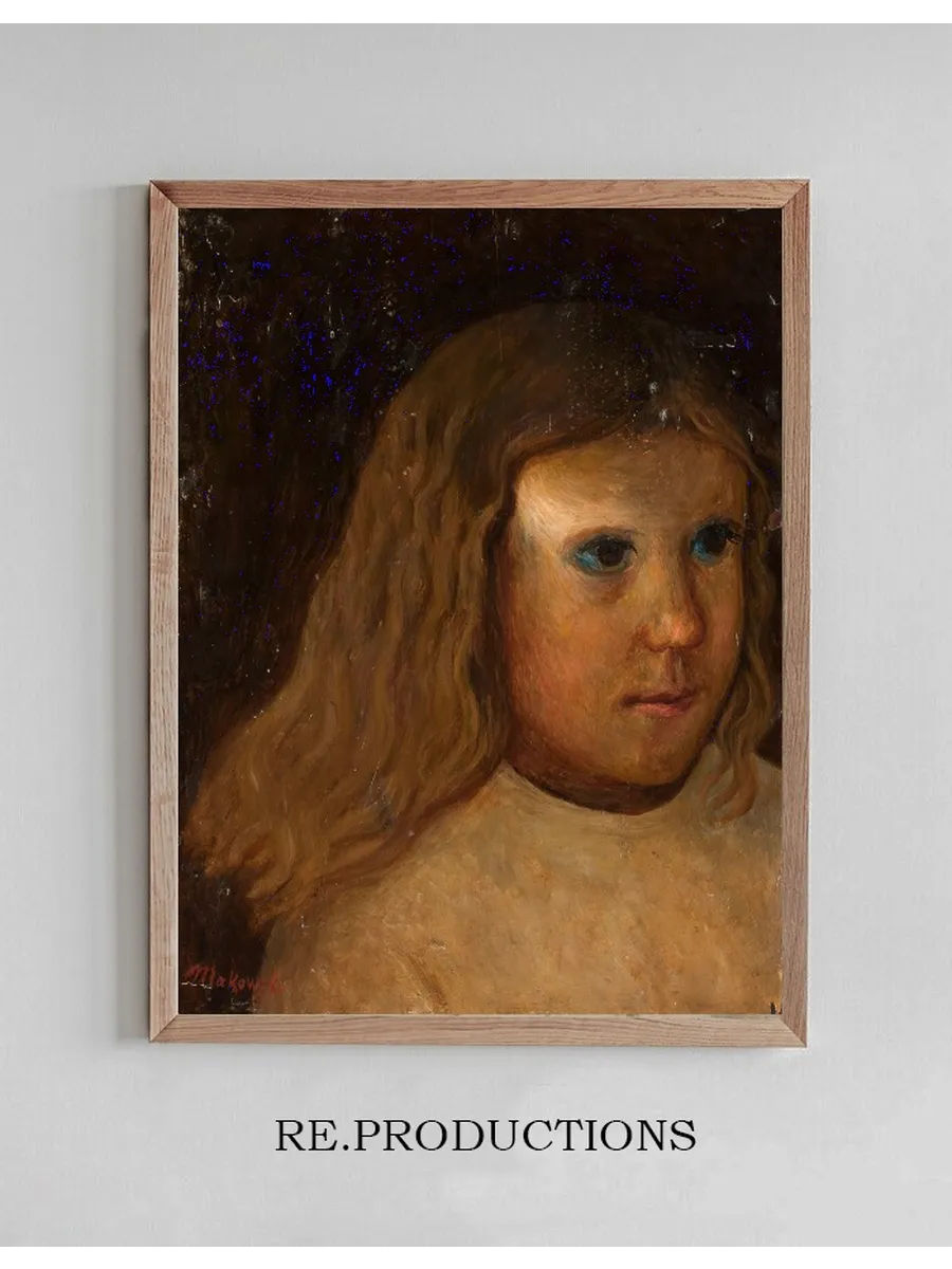 Head of a Little Girl with Unloosed Hair