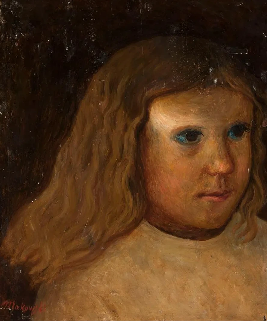 Head of a Little Girl with Unloosed Hair