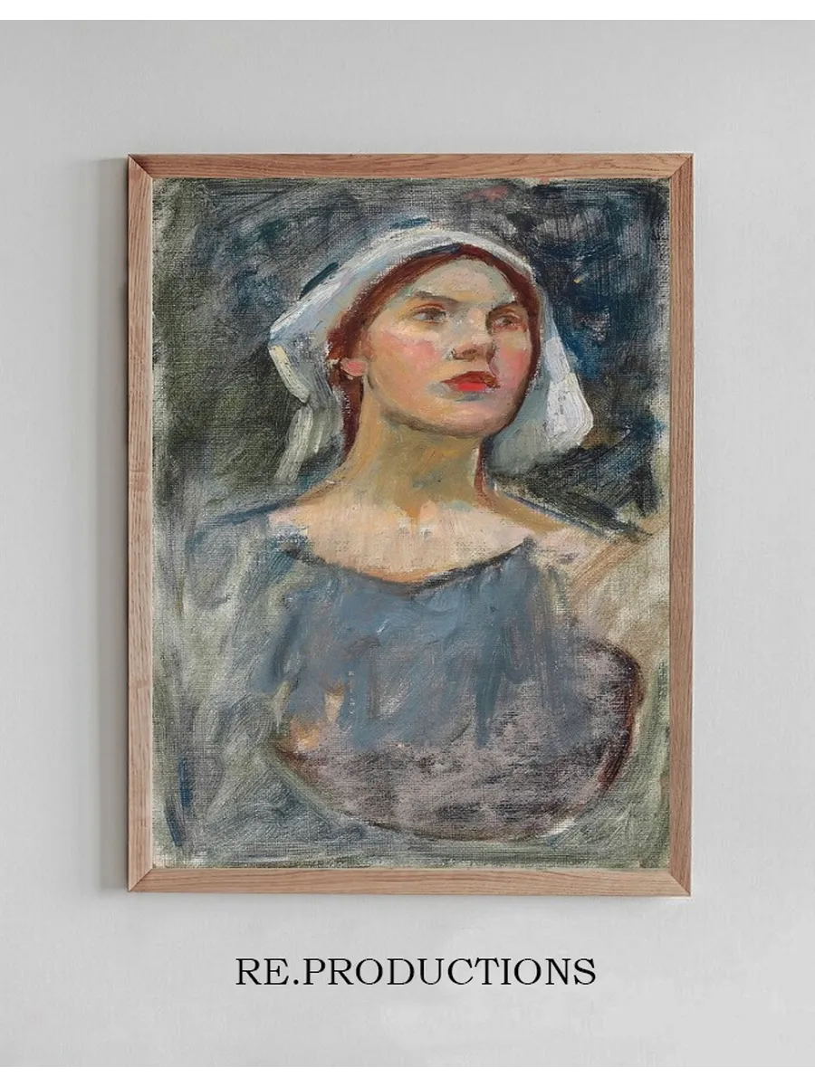 Head study for The Enchanted Garden