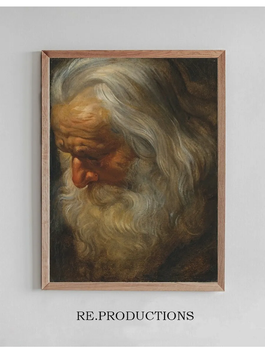 Head Study of a Bearded Old Man