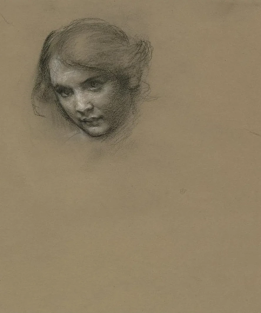Head Study of a Young Woman