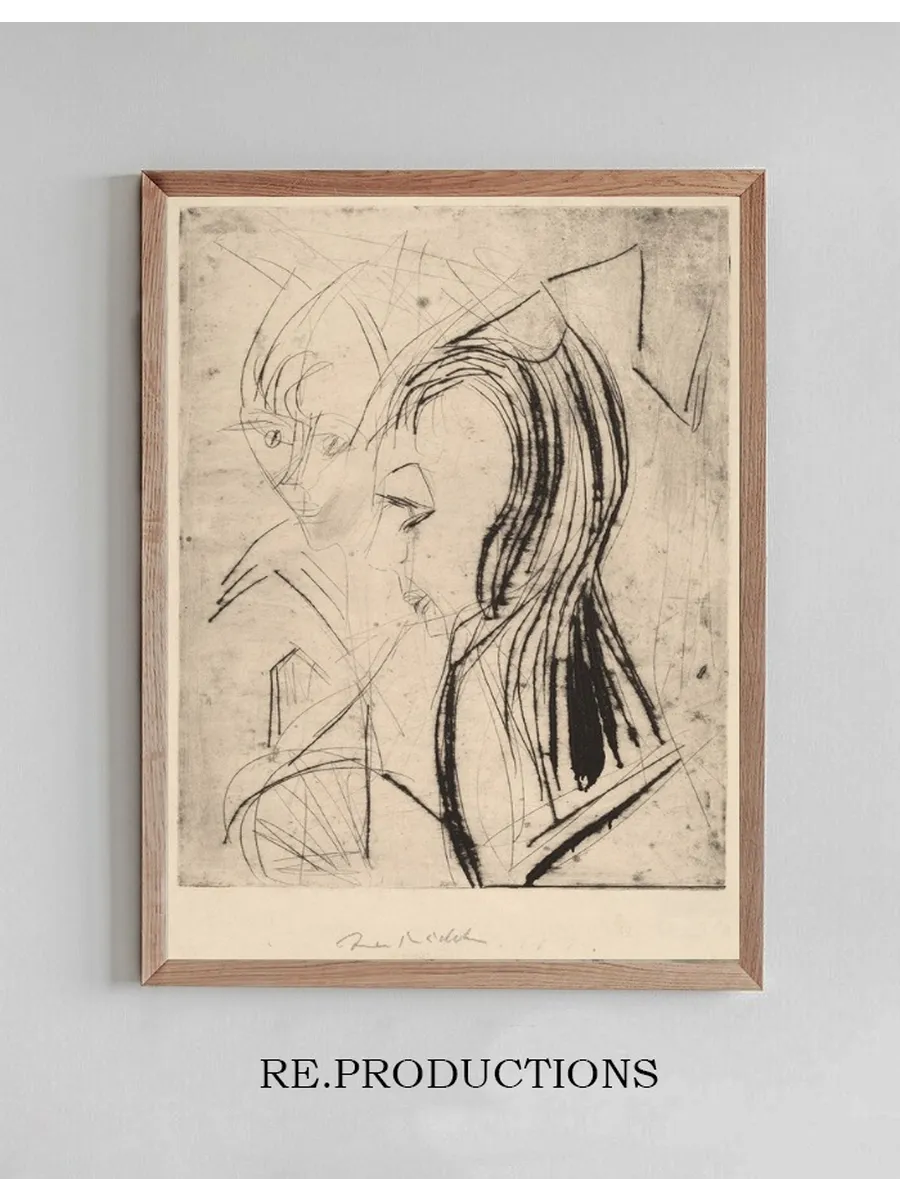 Heads of Two Girls