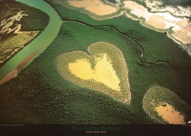 Heart in Voh French New Caledonia