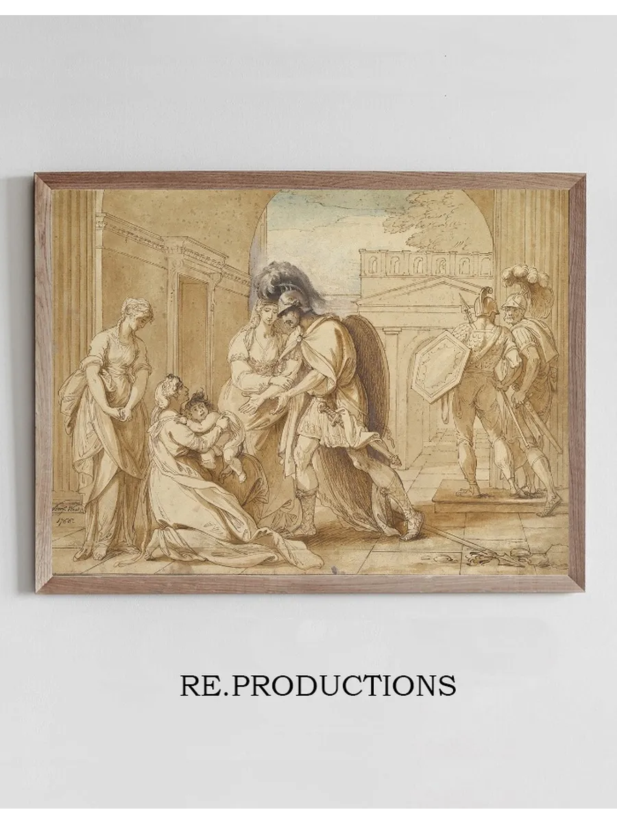 Hector Taking Leave of Andromache the Fright of Astyanax
