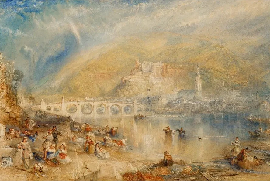 Heidelberg, with a Rainbow