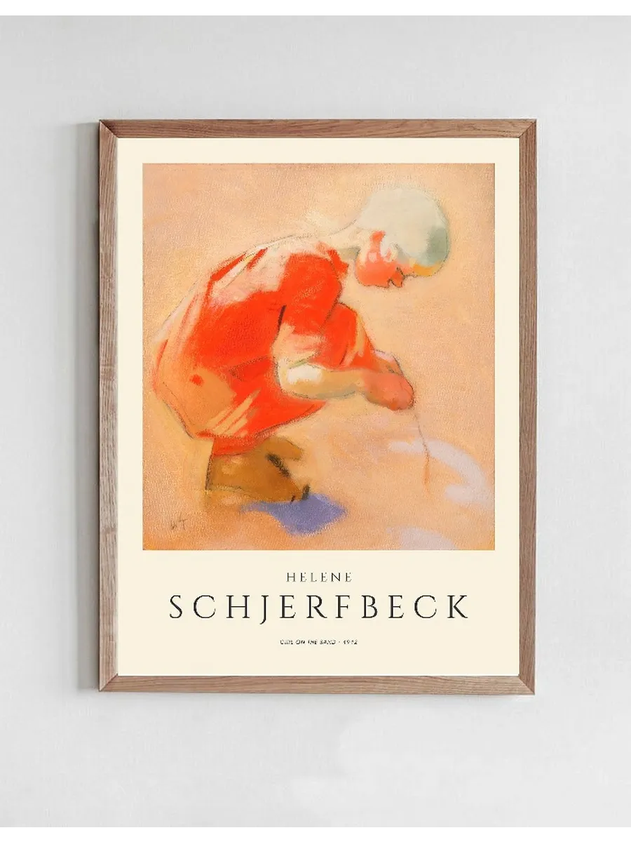Helene Schjerfbeck - Girl on the Sand